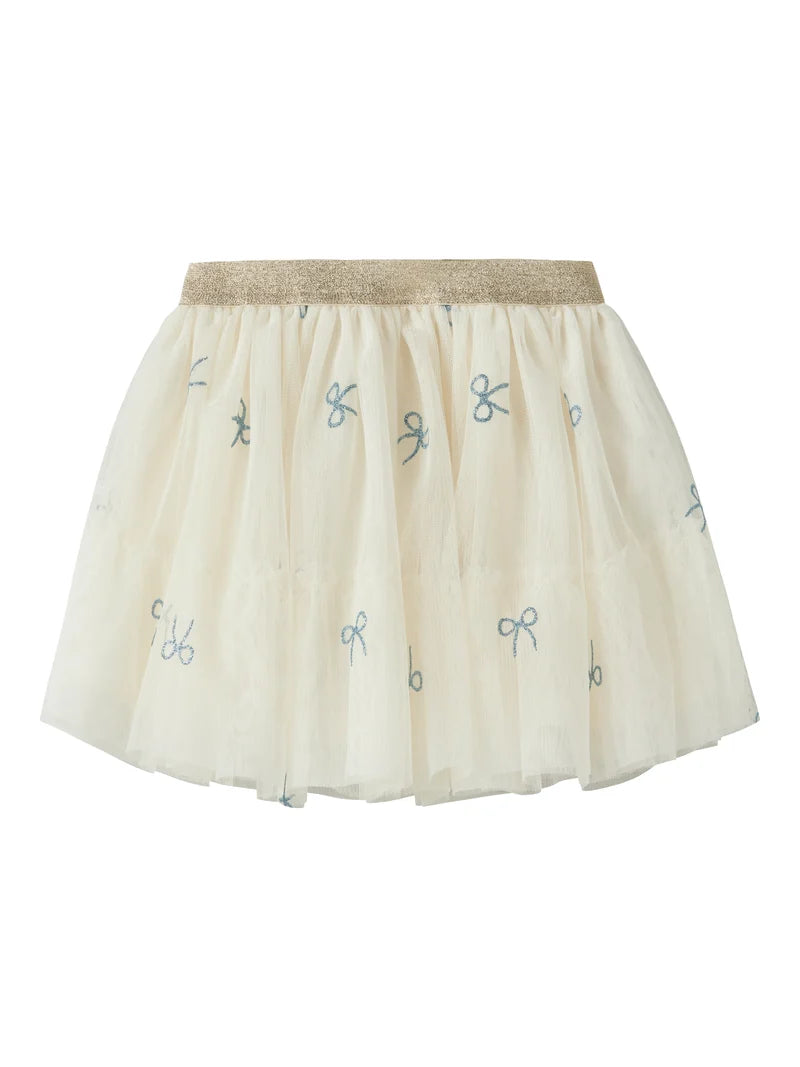 Name it - nmfkira tulle skirt antique white vintage in