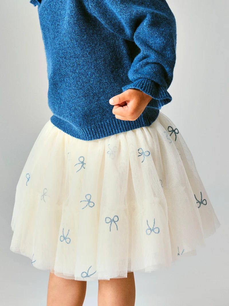 Name it - nmfkira tulle skirt antique white vintage in