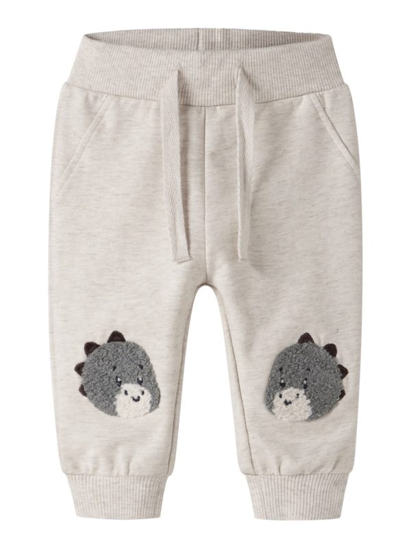 nbmknop sweat pant unb peyote melange 254