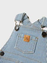 Lil'Atelier - nbmhalfdan shorts overall zen blue/coconut "8"