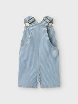 Lil'Atelier - nbmhalfdan shorts overall zen blue/coconut "8"