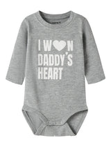 Name It - nbnbanks ls body gray melange / cloud danc "38"