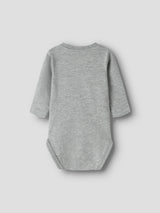 Name It - nbnbanks ls body gray melange / cloud danc "38"