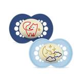 MAM Original Night 16-36m Sil 2p Blue