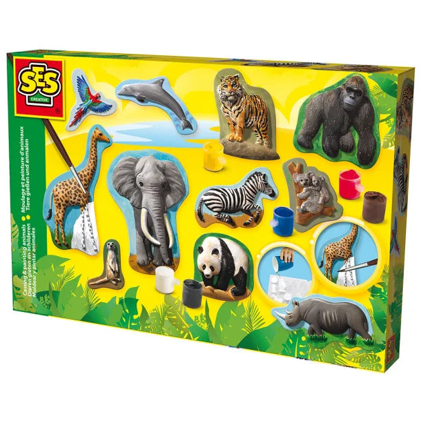 SES Creative - Støb & mal - Dyr