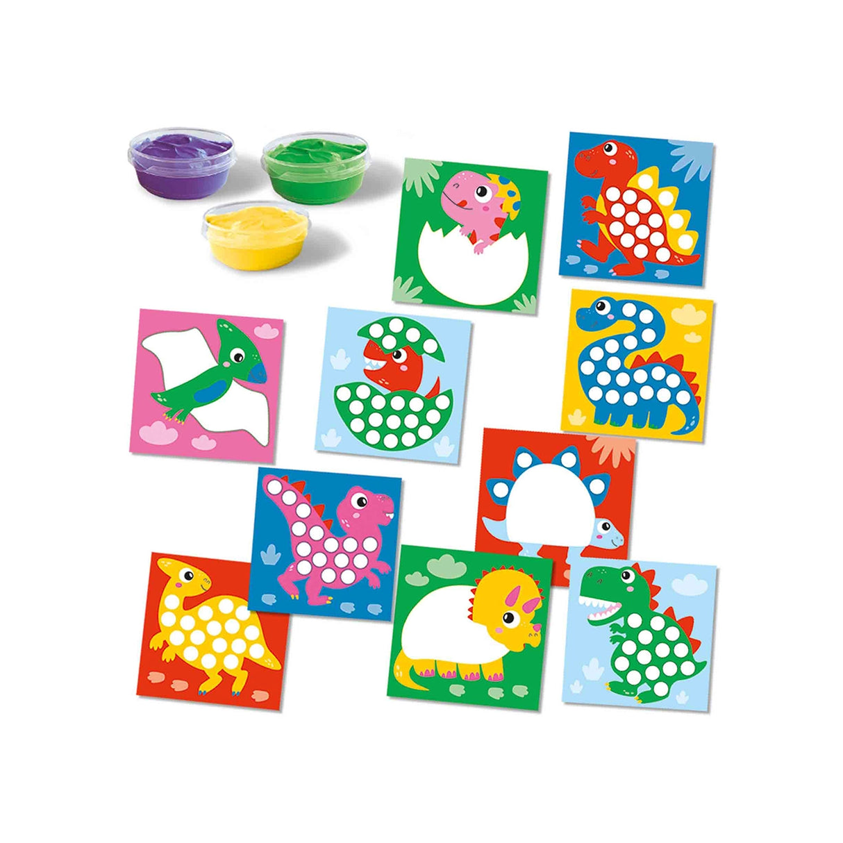 SES Creative - Min første - Fingermaling dinosaurer