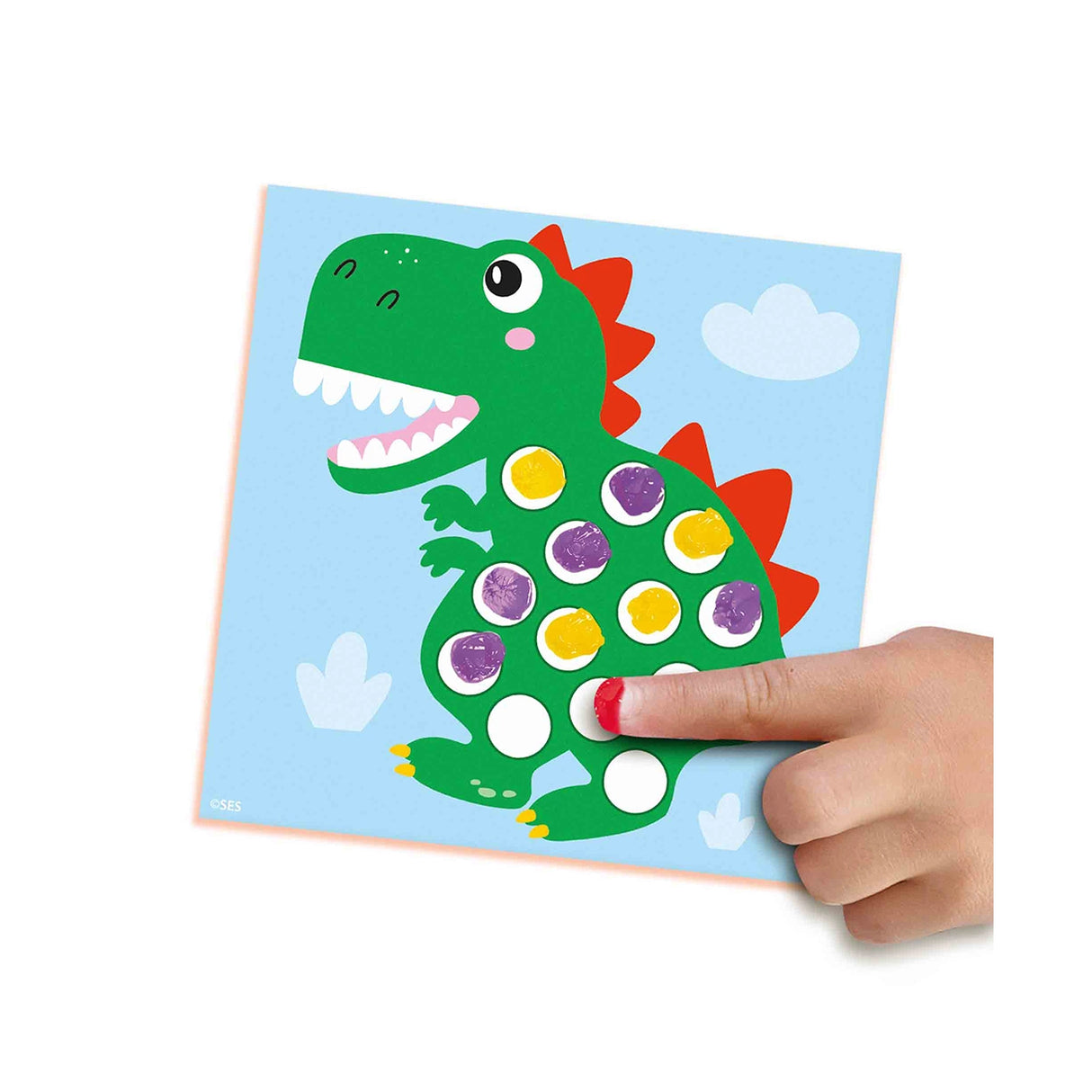 SES Creative - Min første - Fingermaling dinosaurer