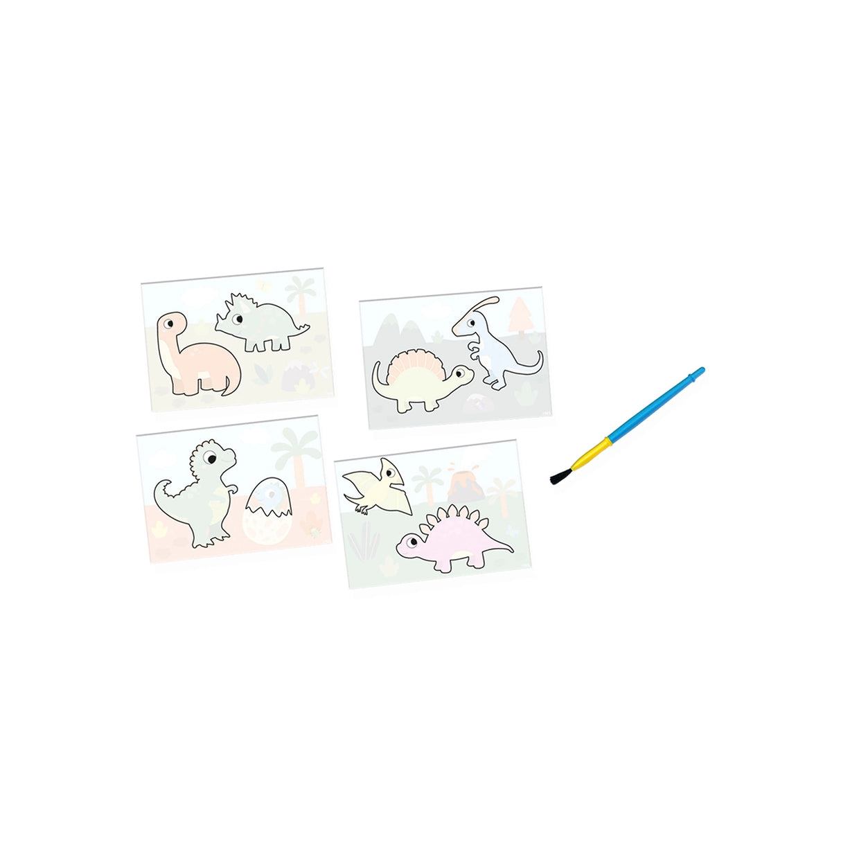 SES Creative - Farv med vand - Dinosaurer