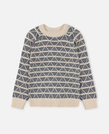 Fliink SUNE KNIT PULLOVER - SANDSHELL