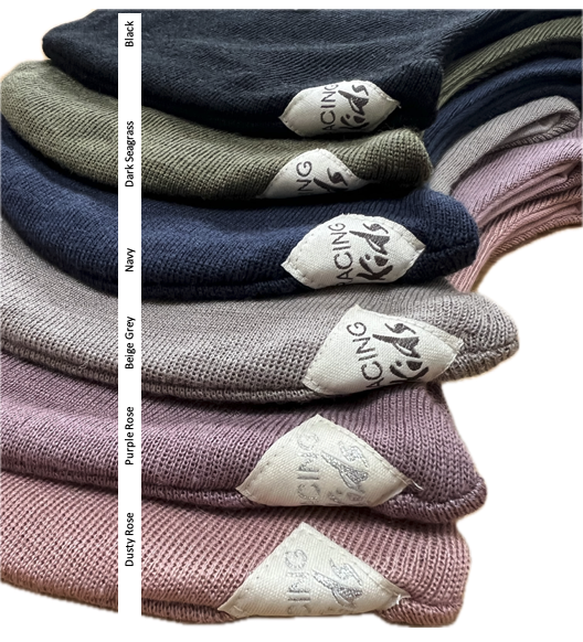 Racing Kids Spids Uld Elefanthue m/Sløjfe Beige Grey
