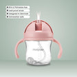 Sugerørskop Tritan 220ml Rose