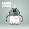 Sugerørskop Tritan 220ml Pilegrøn