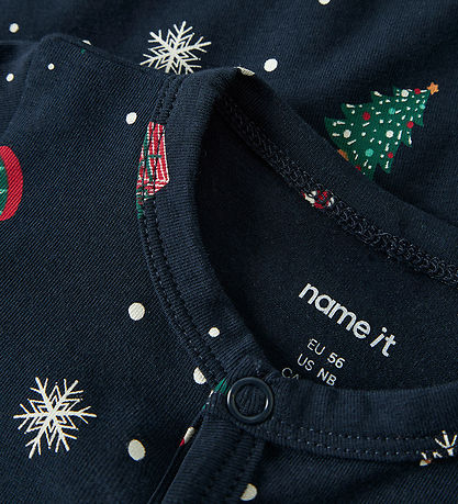 Name it nbnvismas ls nightsuit Navy Blazer christmas "jul"