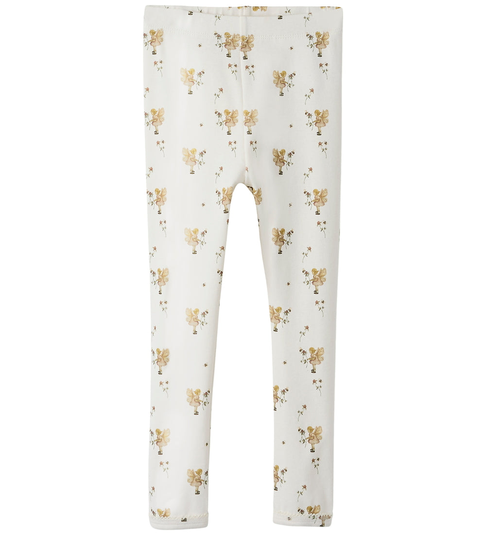 Lil'Atelier Coconut Milk Nmflayo Sin Slim Leggings Lil Engel