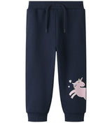 Name it - NMFBIRKY NREG PANT SWEAT BRU Navl Blazer