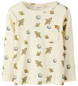 Lil´ Atelier - NMMLAYO GEO LS SLIM TOP LIL TURTLEDOVE/SPACE