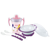 Nuk Learn to eat set / spisesæt Purple