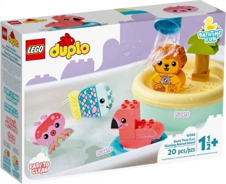 Lego Duplo Mit første bad: flydende ø med dyr