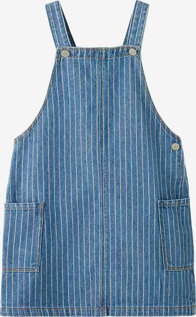 Name It - nmfmille stripe dnm bibskikrt medium blue den/stripe "113"