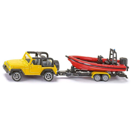 Siku Jeep With Boat