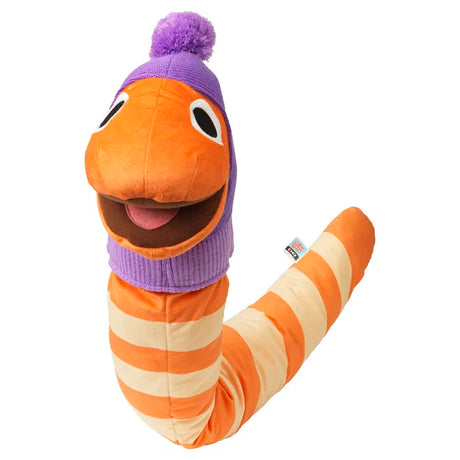 DR Børste Orm Hånddukke