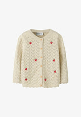 Name It -nmfhimal ls knit card peyote melange strawberry 613