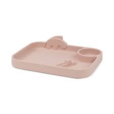 DonebyDeer peekaboo silicone tallerken - rosa