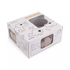 DonebyDeer peekaboo silicone dinner set - rosa