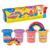 Play-Doh 4 Pack Specialty 340 g - Shimmery Metalli
