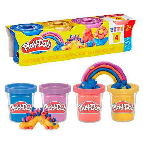 Play-Doh 4 Pack Specialty 340 g - Shimmery Metalli