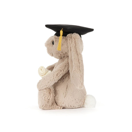 Jellycat beige kanin med Graduations hat