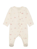 Fixoni Nightsuit w. Feet 423088 "sommerfugle"