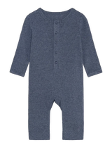 Fixoni Rompers LS Melange Rib - Langærmede 423104