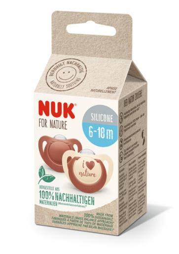 Nuk For Nature 2-pak sutter (6-18m)