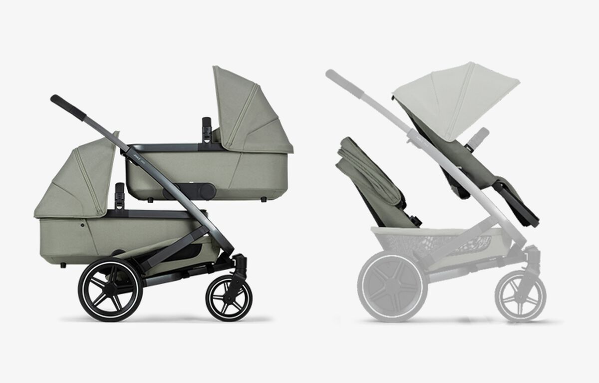 Joolz Geo3 twin set (tvillingebarnevogn)