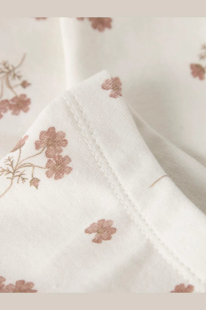 Lil'Atelier Coconut Milk Flower Pink Nmflayo Sin Slim Leggings Lil