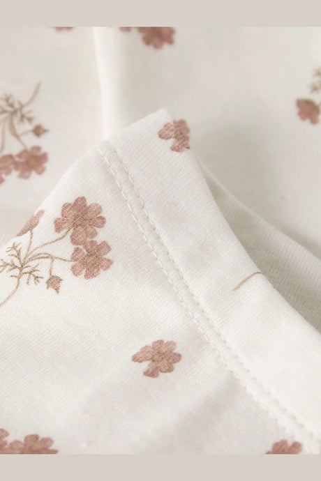 Lil'Atelier Coconut Milk Flower Pink Nmflayo Sin Slim Leggings Lil