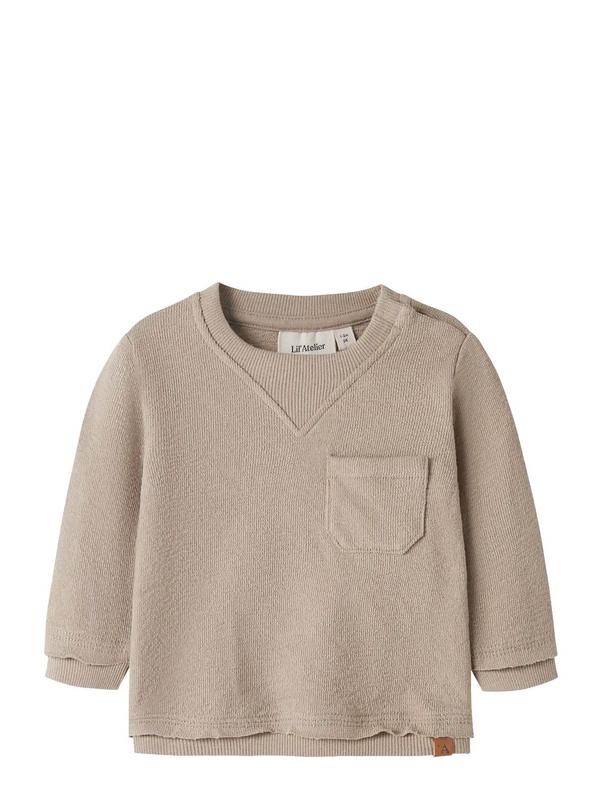 Lil´ Atelier - nbmdias ls nr sweat lil oxford tand "61"