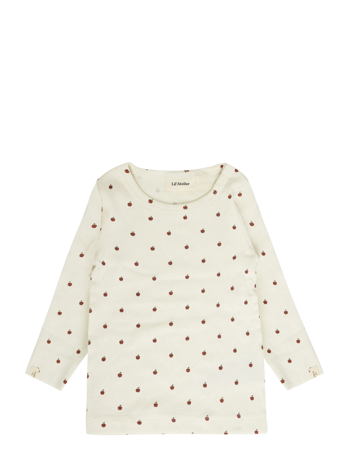 Lil´ Atelier - nbngago kim ls slim top lil turtledove apple 261