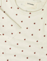 Lil´ Atelier - nbngago kim ls slim top lil turtledove apple 261