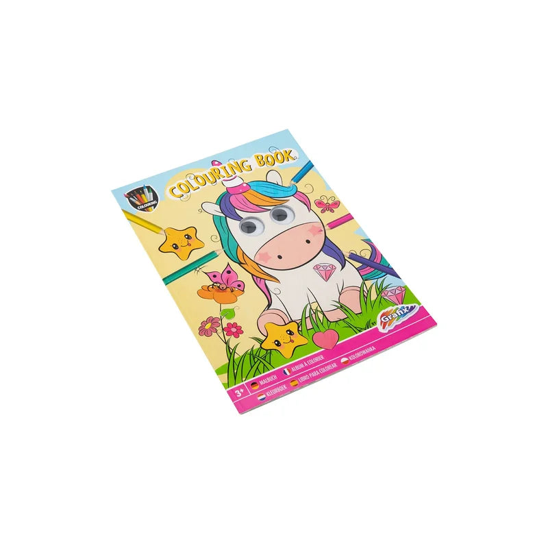 Colouring book Enhjørning