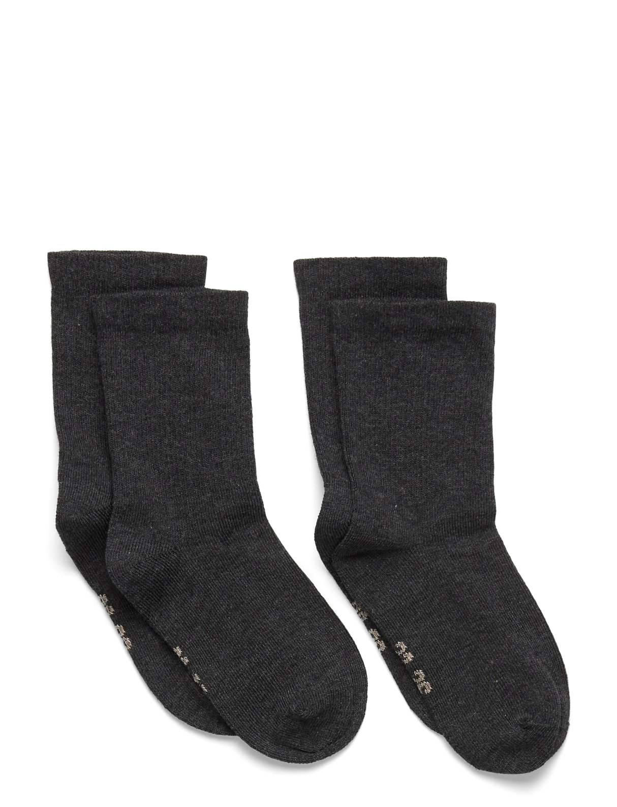 Minymo Strømper - 2-pack Mørkegrå 5075
