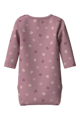 Name It nbfvandora ls body box lilas/hearts2