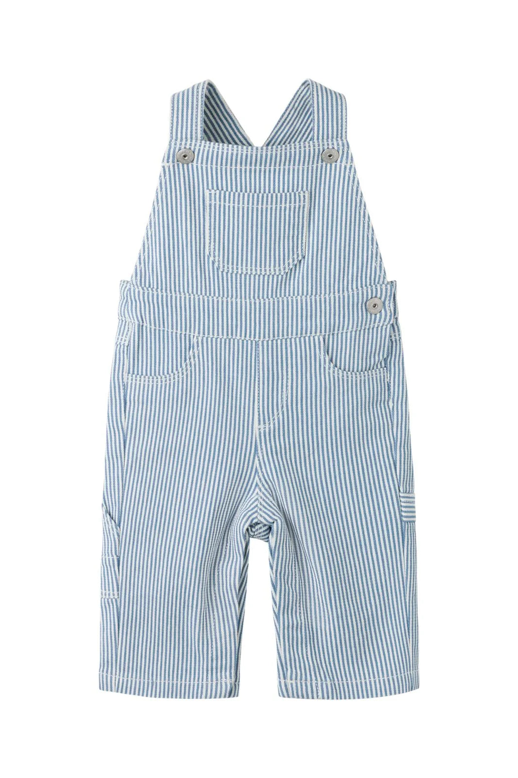 Name it nbnnola loose stripe overal 2299-yf white moonlight 303