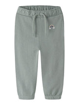 NMFVALLENE NREG SWE PANT UNB Green Milieu/Rainbow