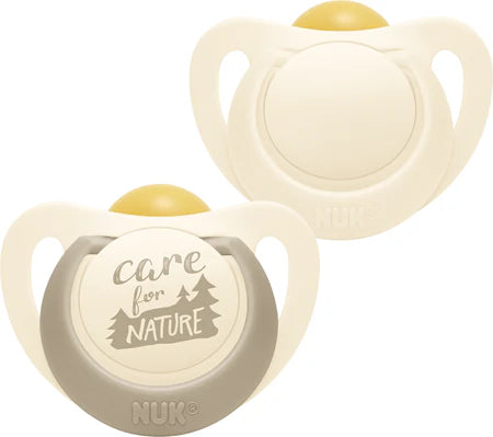 Nuk For Nature 2-pak sutter (0-6m)