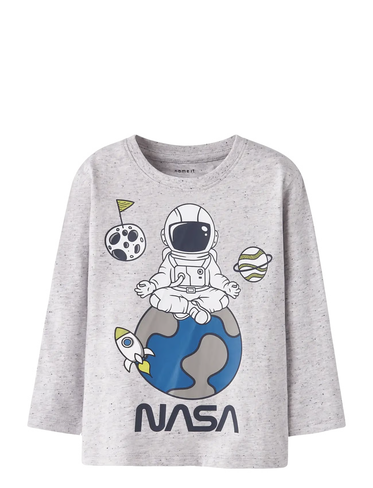 name it - NMMDACK NASA LS NREG TOP BOX NAS - Langærmede t-shirts