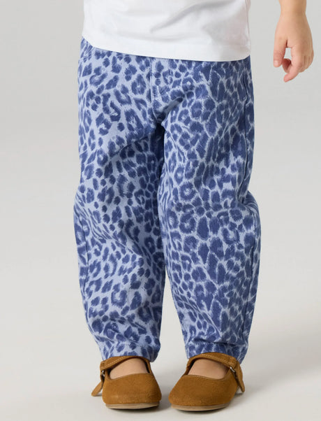 NMFBELLA MOM LEO TWILL PANT Blue