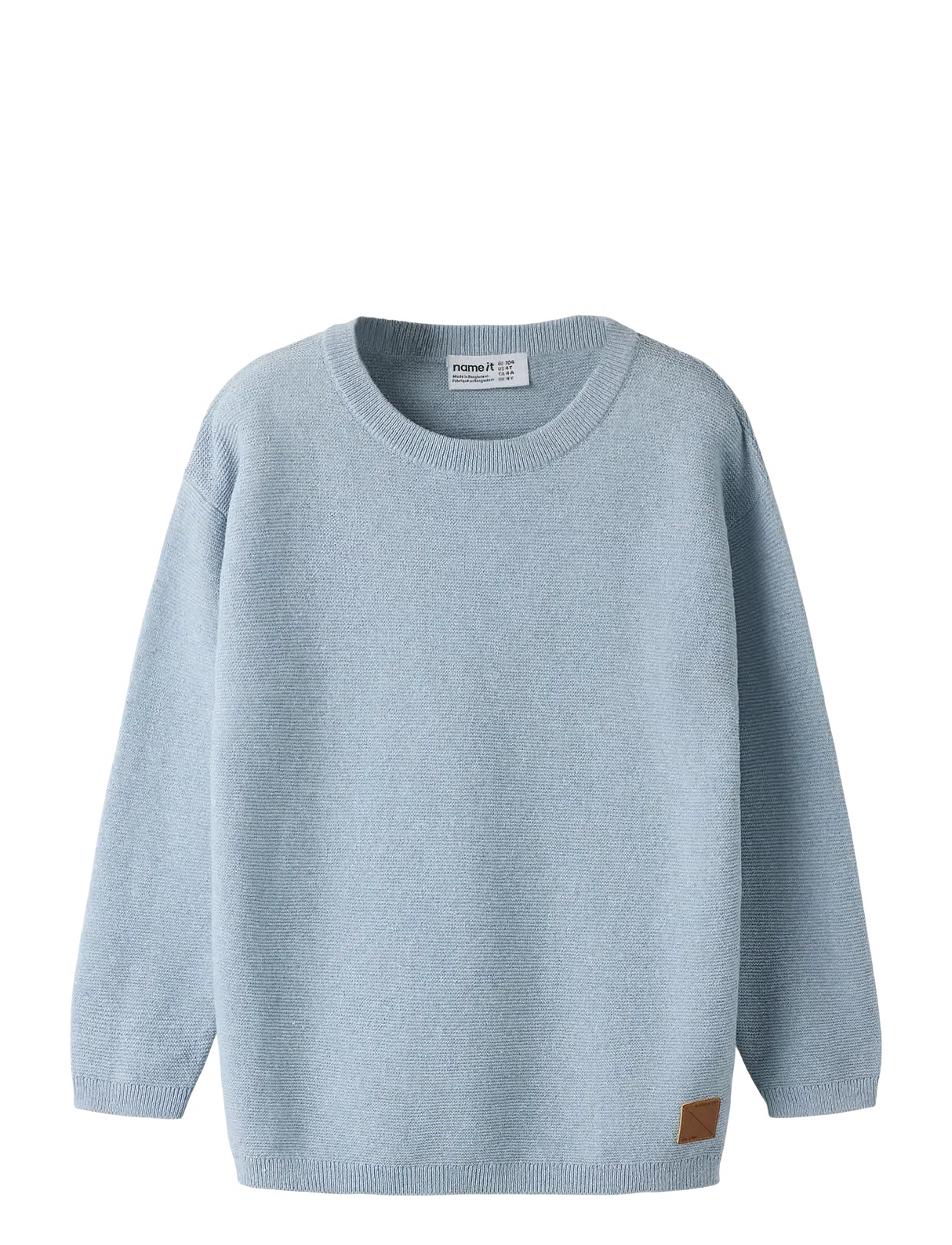 Name It - nmmhayes ls loose knit blue fog "57"