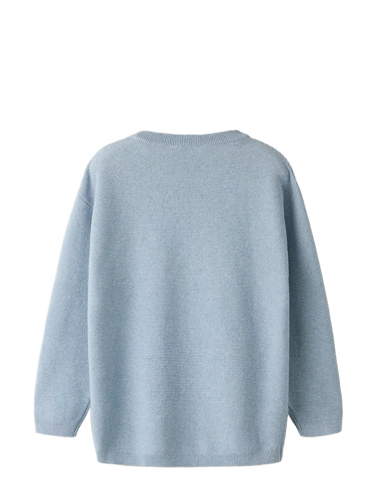 Name It - nmmhayes ls loose knit blue fog "57"